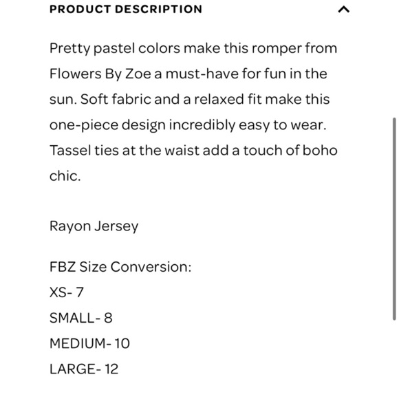 Flowers by Zoe Pastel Ombre Romper - Picture 2 of 8